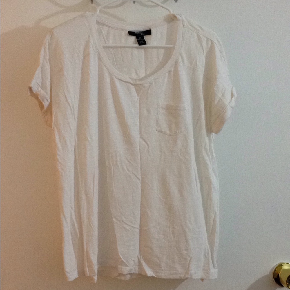 Style&Co. women's white top size 0X